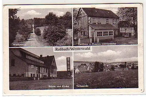 30094 Mehrbild Ak Roßbach Weterwald Gasthaus um 1950
