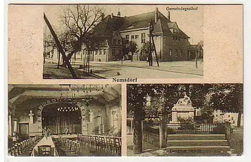 30087 Merhbild Ak Nemsdorf Gemeindengasthof 1925
