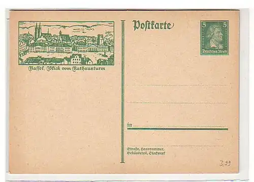 30083 Carte postale complète Kassel vers 1930