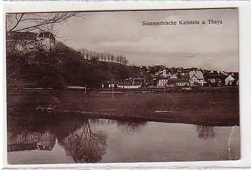 30075 Ak fraîcheur d'été Karlstein sur Thaya vers 1920