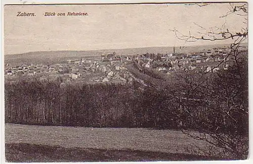 30068 Ak Zabern Blick von Rehwiese um 1920