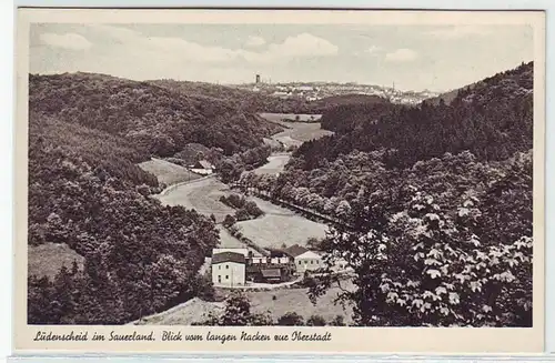 30056 Ak Lüdenscheid dans le Sauerland Vue totale vers 1940