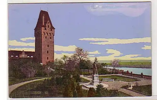 30049 Ak Tangermünde Kapitelturm und Denkmal um 1910