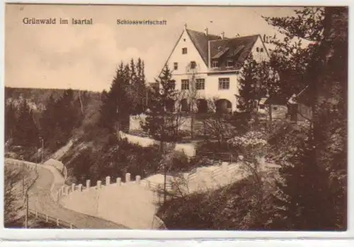 30047 Ak Grünwald dans l'économie du château d'Isartal vers 1930