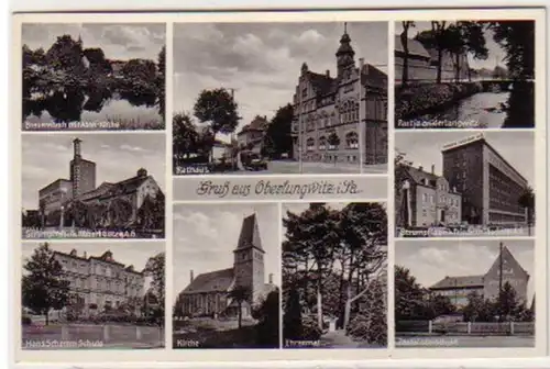 30012 Mehrbild Ak Gruß aus Oberlungwitz in Sachsen 1940