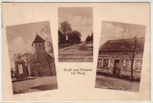 30000 Mehrbild Ak Gruß aus Resen bei Burg 1930