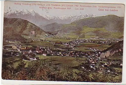 29991 Ak Göss chez Leoben Steiermark Vue totale 1908