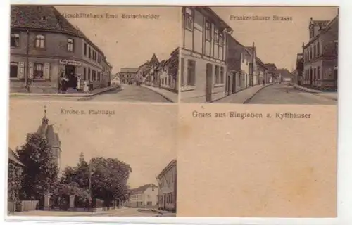 29962 Ak Gruß aus Ringleben a. Kyffhäuser um 1910