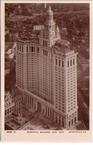 29928 Photo Ak New York Municipal Building vers 1930