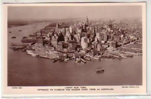 29925 Foto Ak New York and Hudson Luftaufnahme um 1930