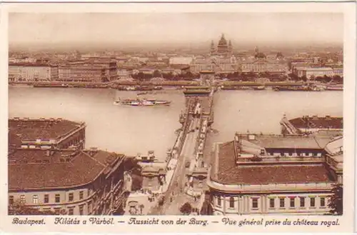 29908 Ak Budapest Hongrie Vue du château 1926