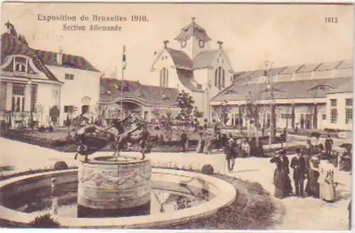29905 Ak Exposition de Bruxelles Section Allemande 1910