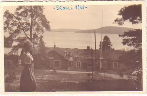 29903 photo Ak Finlande Suomi Vue sur la mer 1939