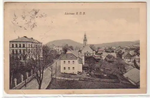 29887 Ak Schönau en Bohême Vue totale 1914