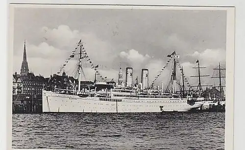 29850 Ak Dampfer "Oceana" im Hamburger Hafen um 1940