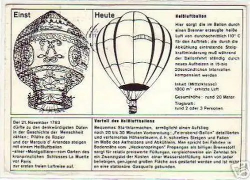 29826 Ak Ballon Club Berlin avec un cachet spécial 1981