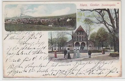 29795 Mehrbild Ak Goslar Harz Domkapelle 1906