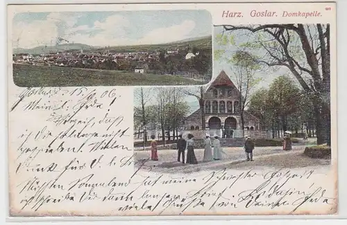 29795 Multi-image Ak Goslar résine chapelle de la cathédrale 1906