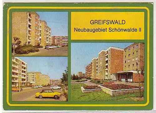 29771 Ak Greifswald Neubaugebiet Schönwalde II 1984