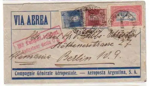 29712 Lettre postale aérienne de Buenos Aires vers Berlin 1930