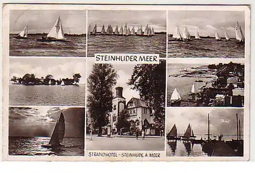 29701 Mehrbild Ak Steinhude am Meer Strandhotel 1942