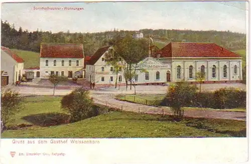 29688 Ak Gruß aus dem Gasthof Weissenborn um 1910
