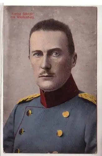 29681 Feldpost Ak Herzog Albrecht von Württemberg in Uniform 1916