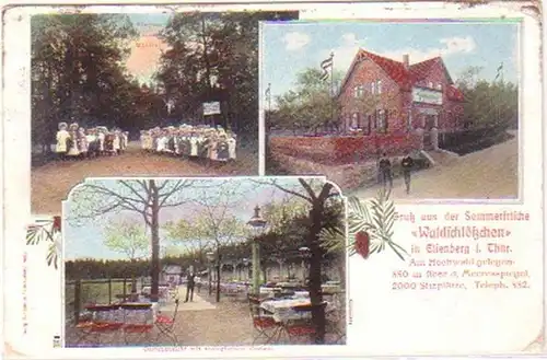 29677 Mehrbild Ak Waldschlößchen in Eisenberg 1911