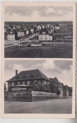 29676 Mehrbild Ak Holzhausen Sa. und das Stahlgasthaus um 1920