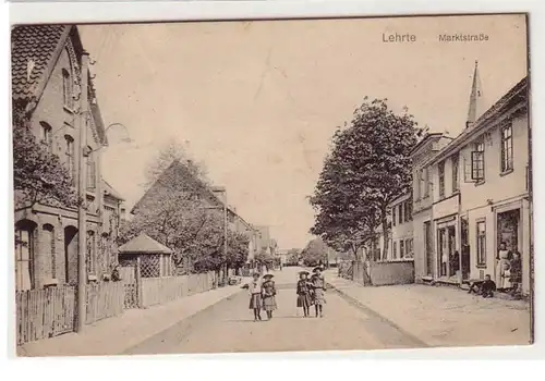 29638 Feldpost Ak Lehrte Marktstrasse 1917