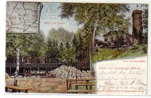 29627 Mehrbild Ak Gruß aus Steinberge (661m) 1905