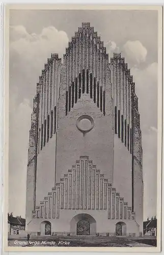 29614 Ak Grundtvigs Minde Kirke Dänemark um 1930