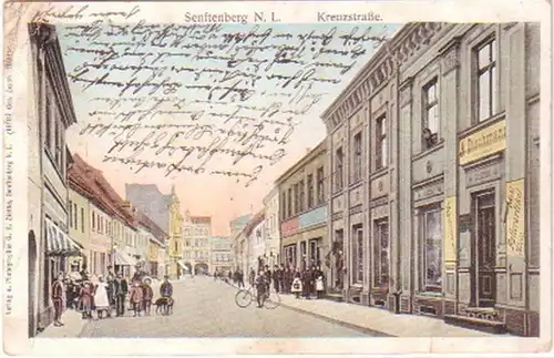 29613 Ak Senftenberg N.-L. Kreuzstraße 1908