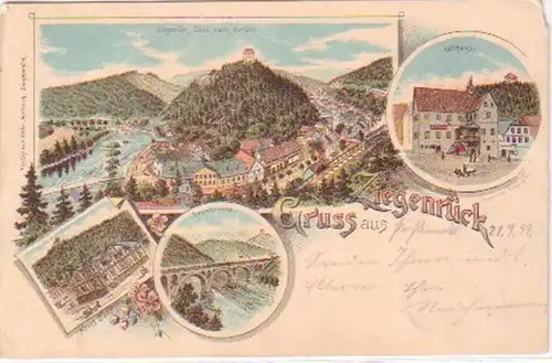 29592 Ak Lithographie Salutation de Chinchrück 1899