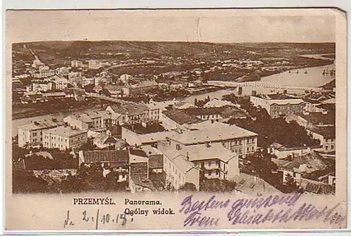 29555 Ak Przemysl Karpatenvorland Panorama 1915
