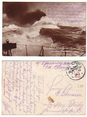 29515 Ak Torpilloboot en cas de tempête violente 1915