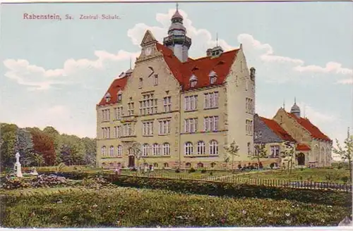 29507 Ak Rabenstein Sachsen Zentral Schule 1911