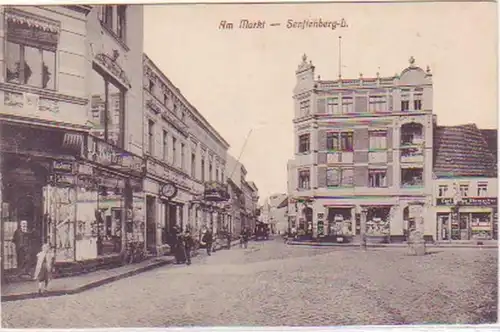 29491 Ak Sindenberg sur le marché avec des magasins 1922