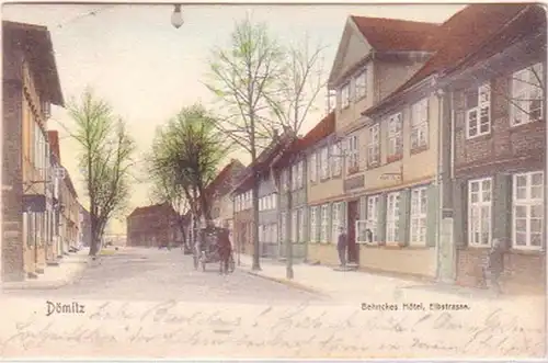 29471 Ak Dömitz Behnkes Hotel Elbstraße 1905