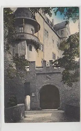 29459 Ak Eingang zum Schloss Rochsburg 1911