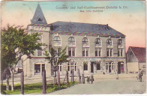 29445 Ak Concert- und Ball Etablissement Dobritz 1912