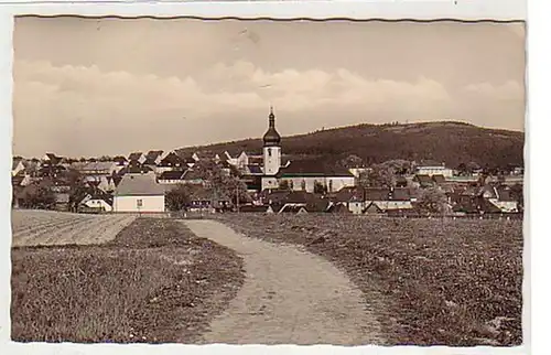 29442 Ak Schwarzenbach près de la forêt avec Döbraberg vers 1950