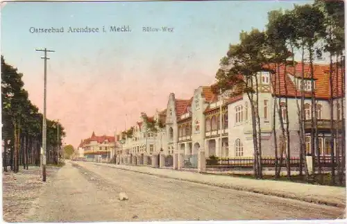 29407 Ak Ostseebad Arendsee in Meckl. Bülow Weg 1917