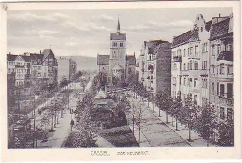 29384 Ak Cassel, le nouveau marché vers 1920