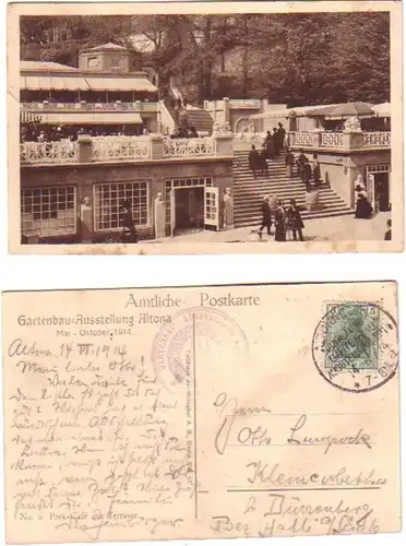 29377 Ak horticole Exposition Altona 1914