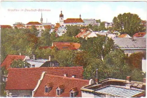 29333 Ak Grottau in Deutsch Böhmen Totalansicht 1910