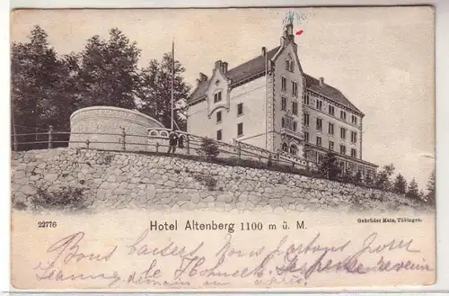 29305 Ak Hotel Altenberg 1100 m au-dessus de la mer 1903