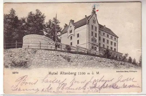 29305 Ak Hotel Altenberg 1100 m über dem Meer 1903