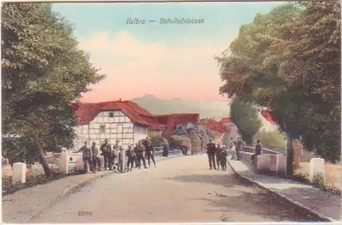 29303 Ak Kelbra Bahnhofstrasse vers 1910
