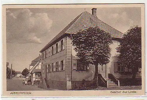 29279 Ak Appenweier Gasthof zu Linde vers 1930